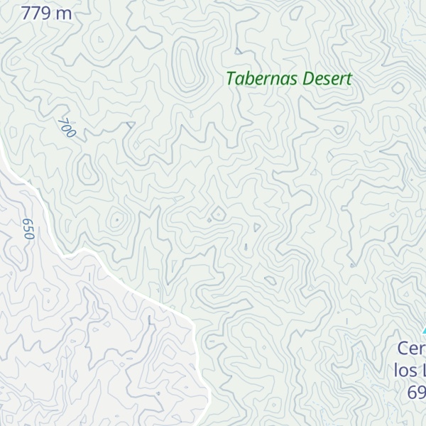 Map of Cerro del Viejo