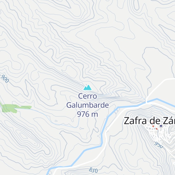 Map of Cerro Galumbarde