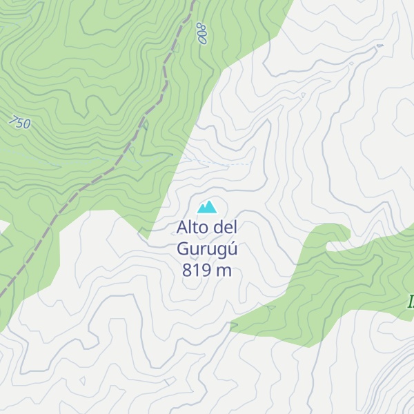 Map of Alto del Gurugú
