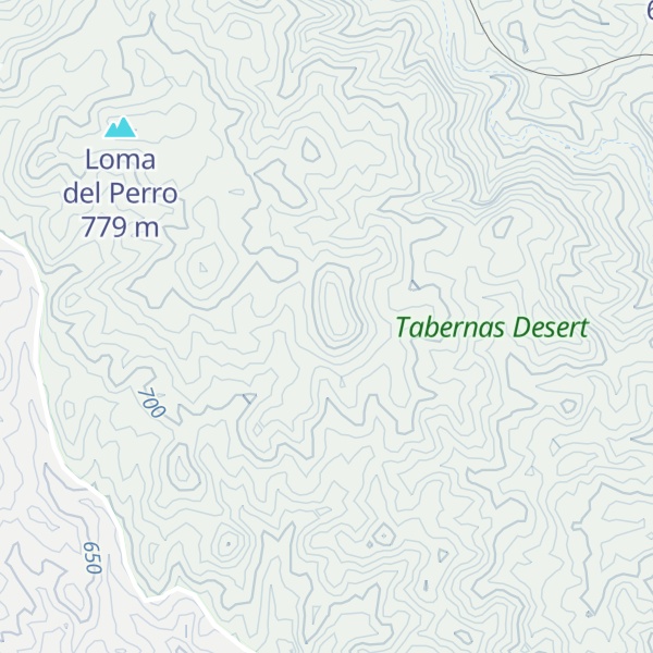 Map of Cerro el Chorro