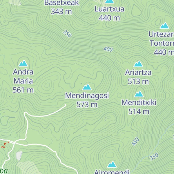 Map of Mendinagosi