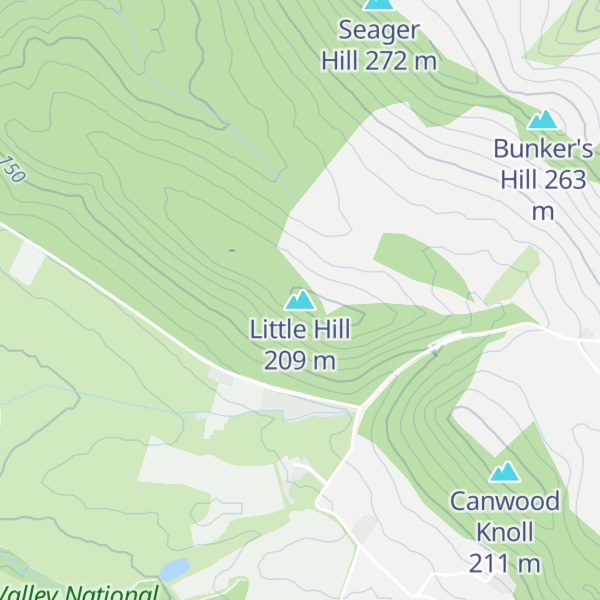 Map of Little Hill