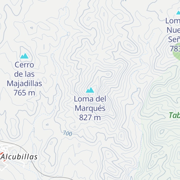Map of Loma del Marqués