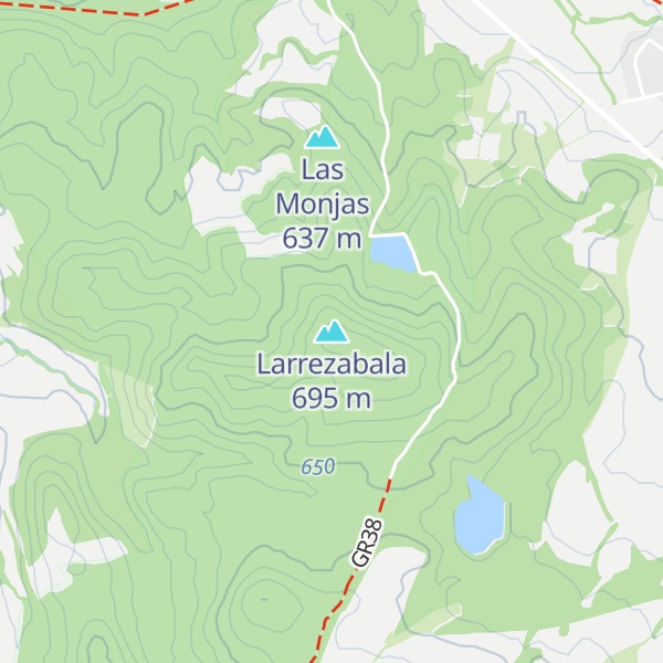 Map of Larrezabala