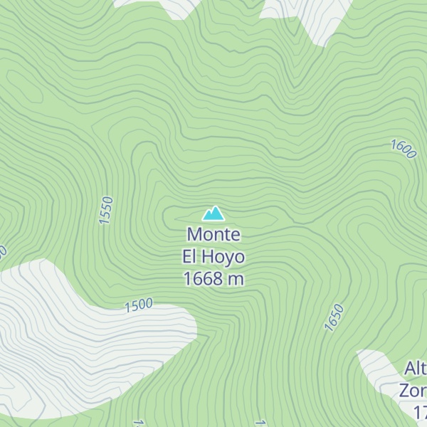 Map of Monte El Hoyo