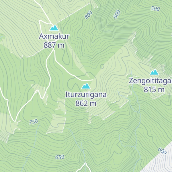 Map of Iturzurigana