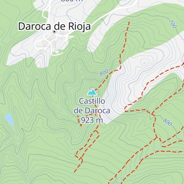 Map of Castillo de Daroca