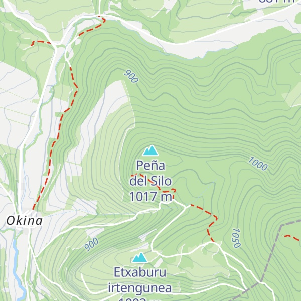 Map of Peña del Silo