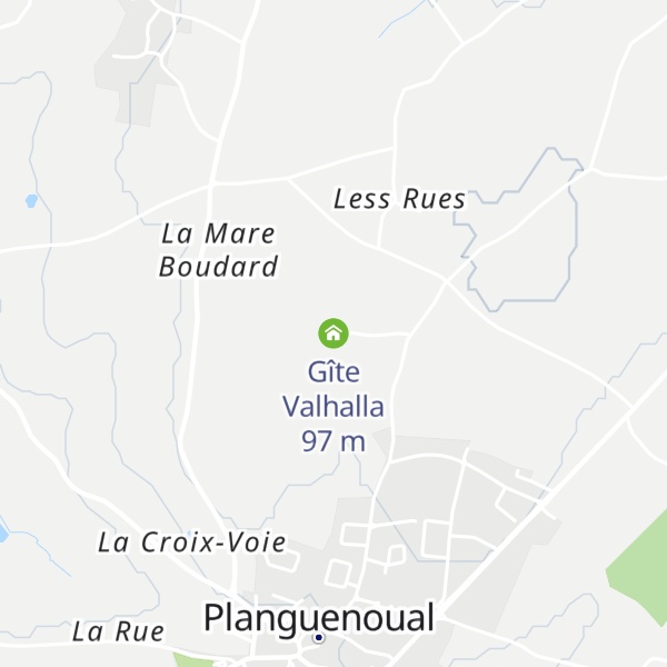 Map of Gîte Valhalla