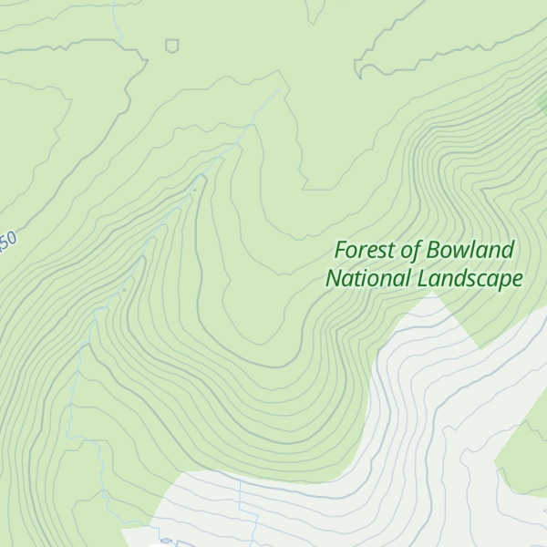 Map of Burnslack Fell