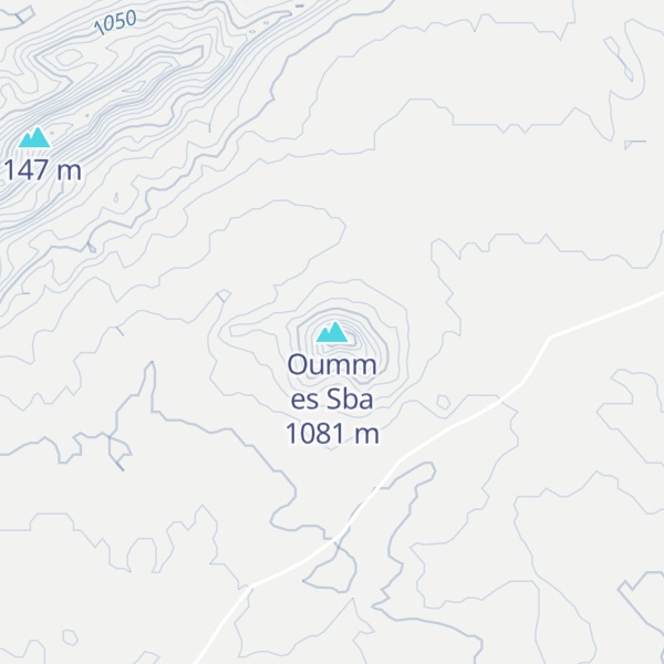 Map of Oumm es Sba