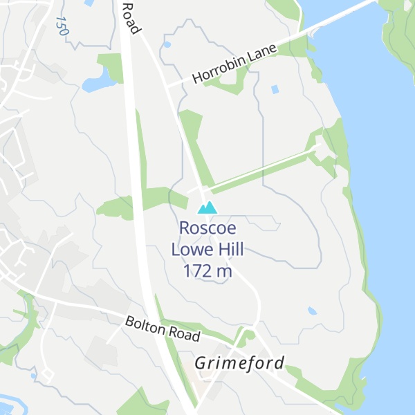 Map of Roscoe Lowe Hill