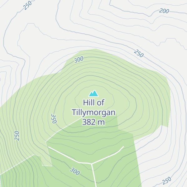 Map of Hill of Tillymorgan