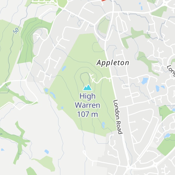 Map of High Warren