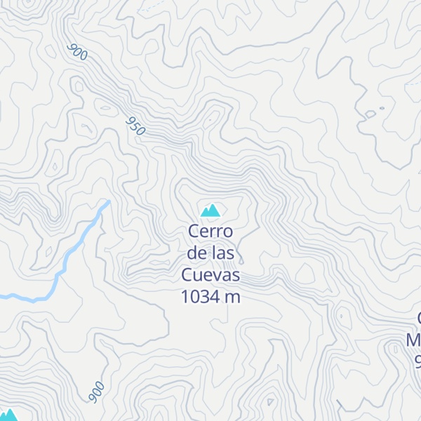 Map of Cerro de las Cuevas