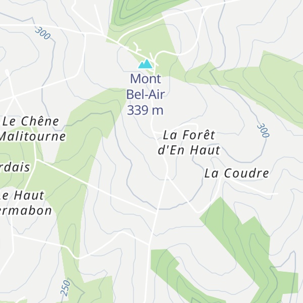Map of Bel Air