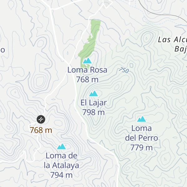 Map of El Lajar