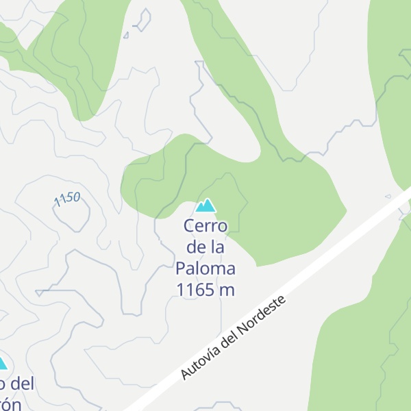 Map of Cerro de la Paloma