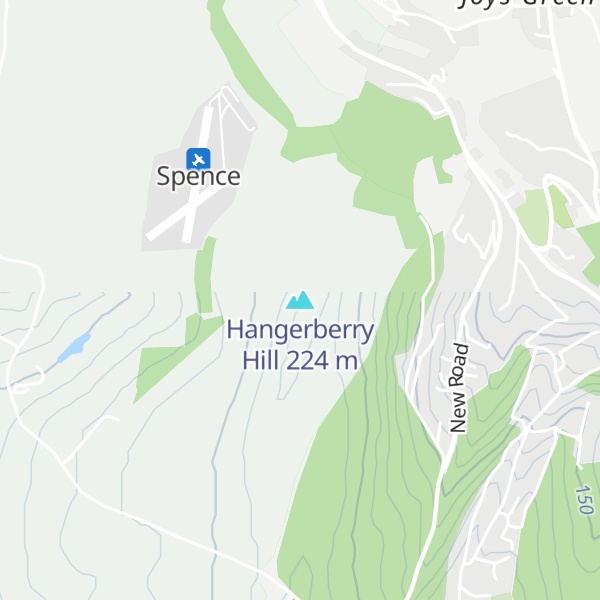 Map of Hangerberry Hill