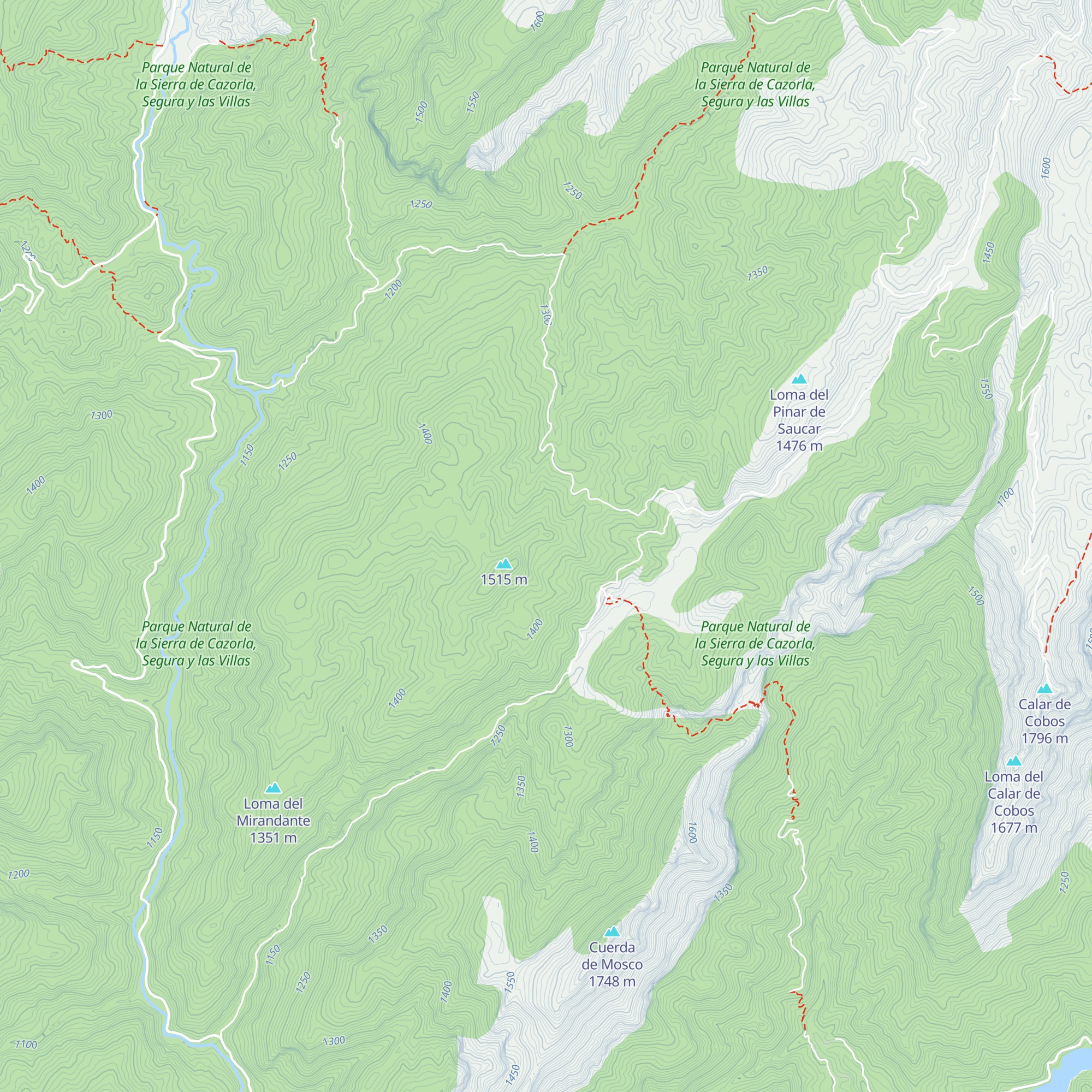 Refugio C.F. Bodegon map