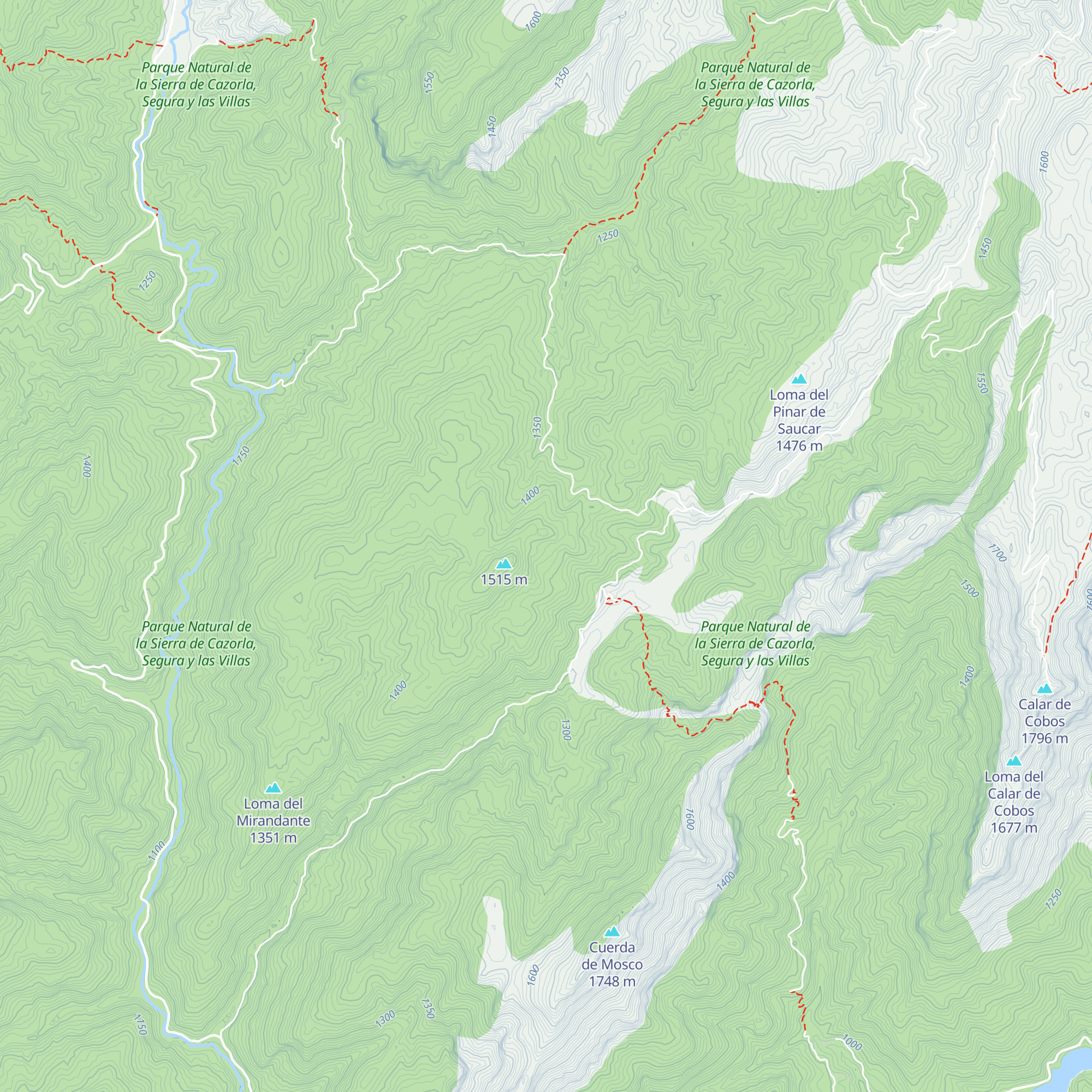 Refugio C.F. Bodegon map