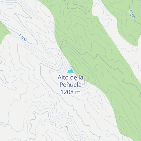 Map of Alto de la Peñuela
