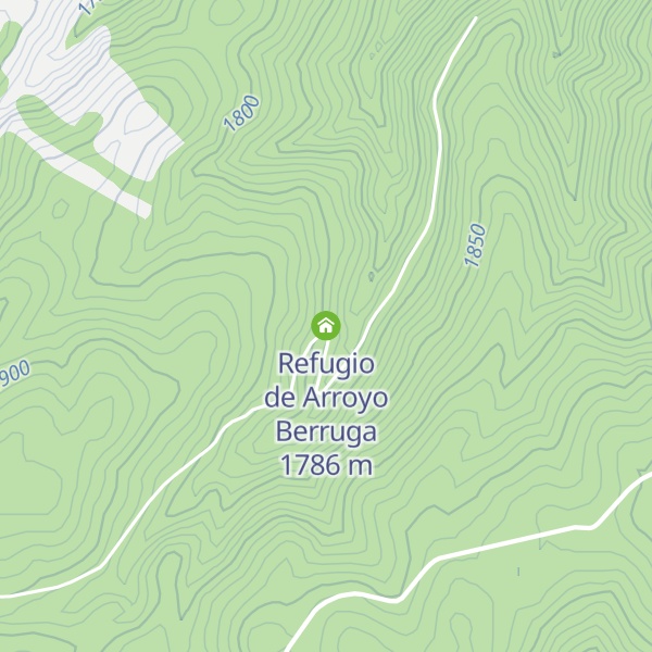 Map of Refugio de Arroyo Berruga