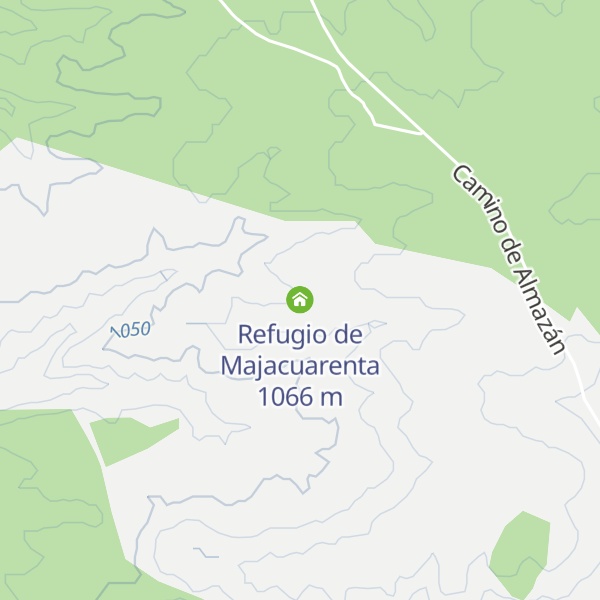 Map of Refugio de Majacuarenta