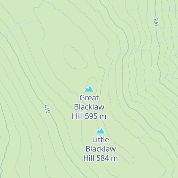 Map of Great Blacklaw Hill