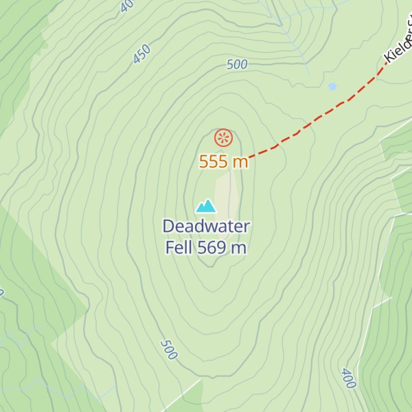 Map of Deadwater Fell