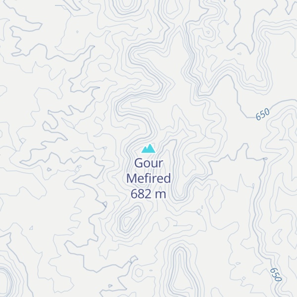 Map of Gour Mefired
