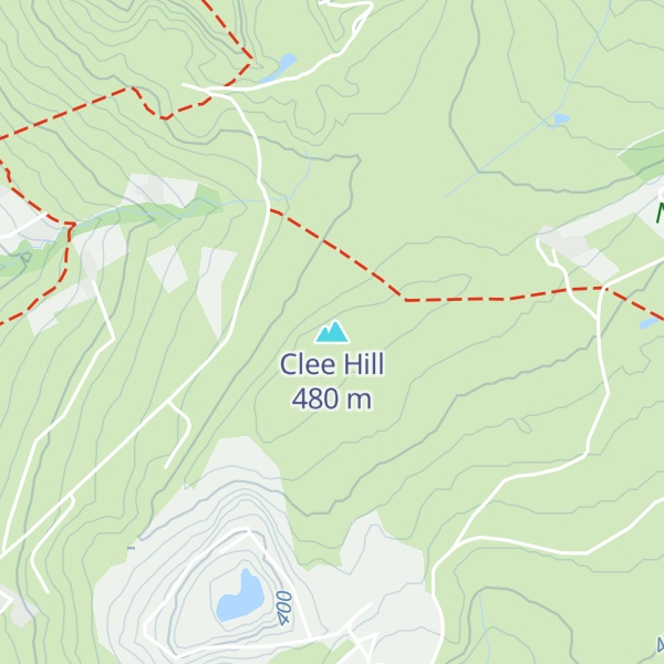 Map of Clee Hill