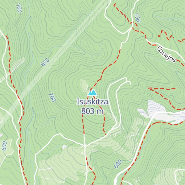 Map of Isuskitza