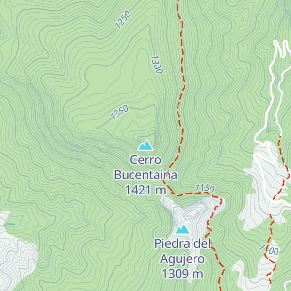 Map of Cerro Bucentaina