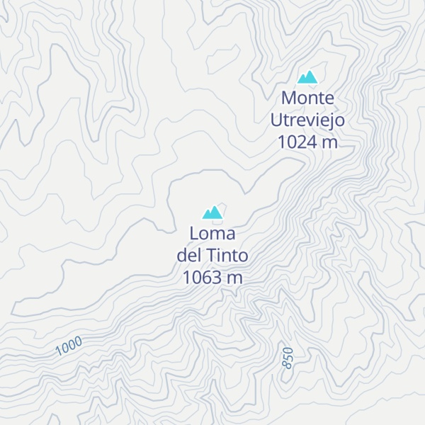 Map of Loma del Tinto