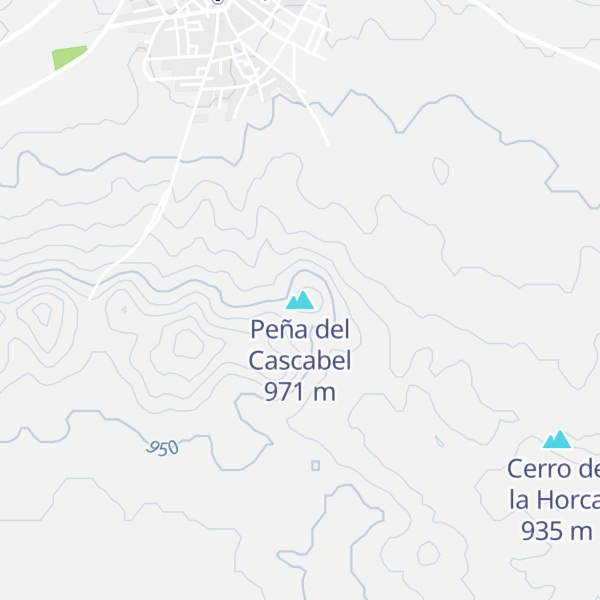 Map of Peña del Cascabel