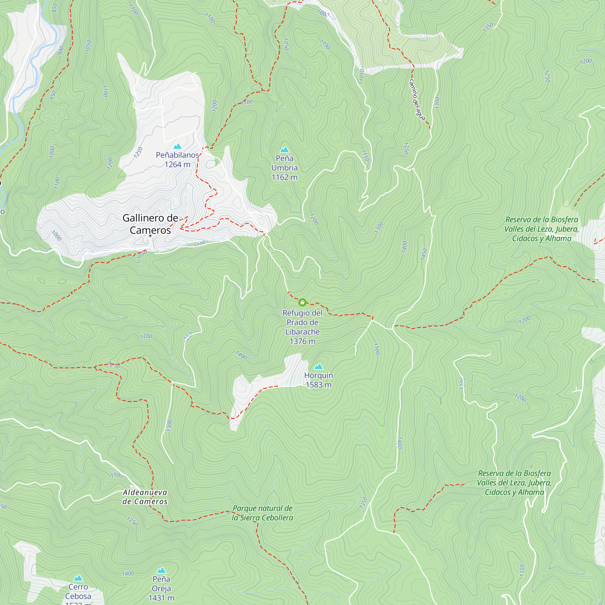 Refugio del Prado de Libarache map