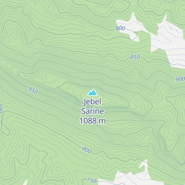 Map of Jebel Sarine