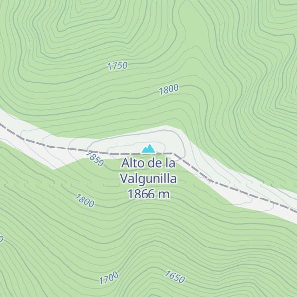 Map of Alto de la Valgunilla