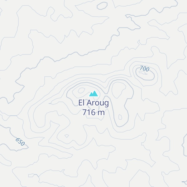 Map of El Aroug