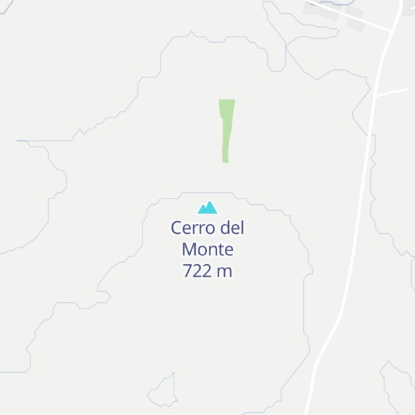 Map of Cerro del Monte