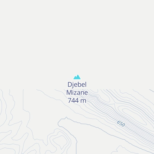 Map of Djebel Mizane