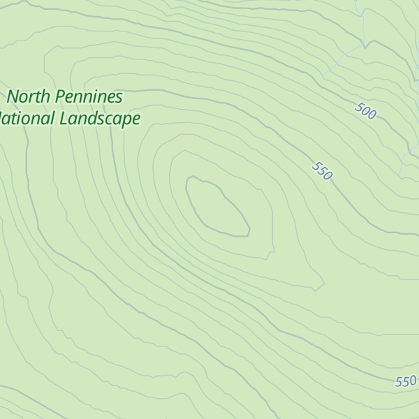 Map of Thack Moor