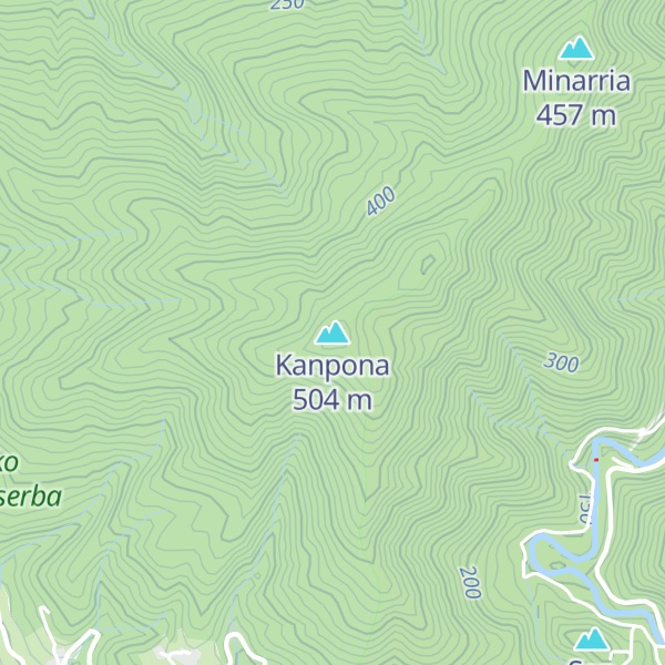 Map of Kanpona