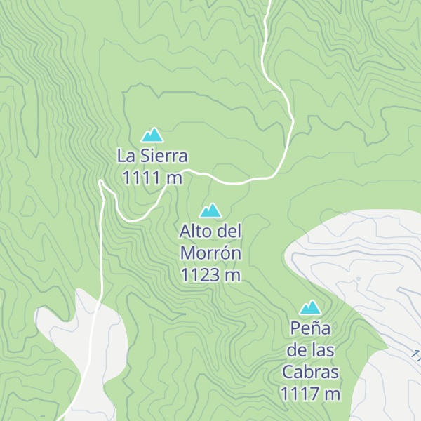 Map of Alto del Morrón