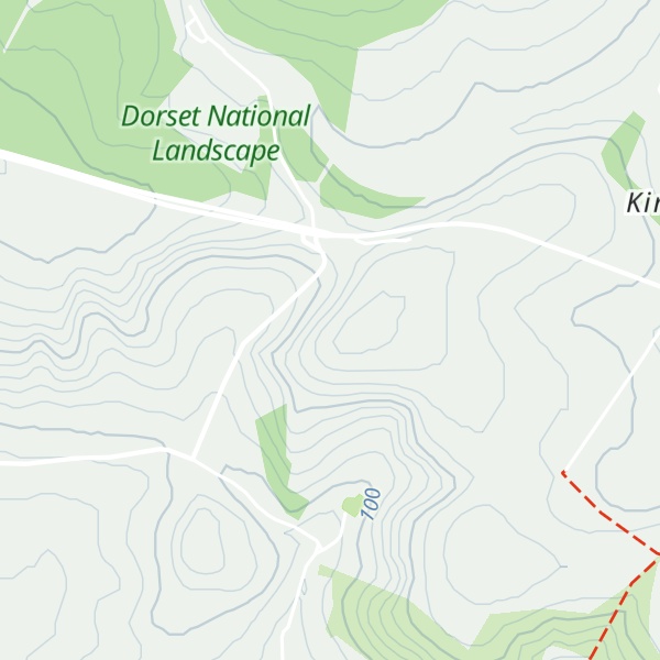 Map of Long Barrow Hill