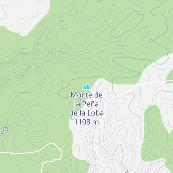 Map of Monte de la Peña de la Loba