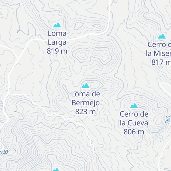 Map of Loma de Bermejo