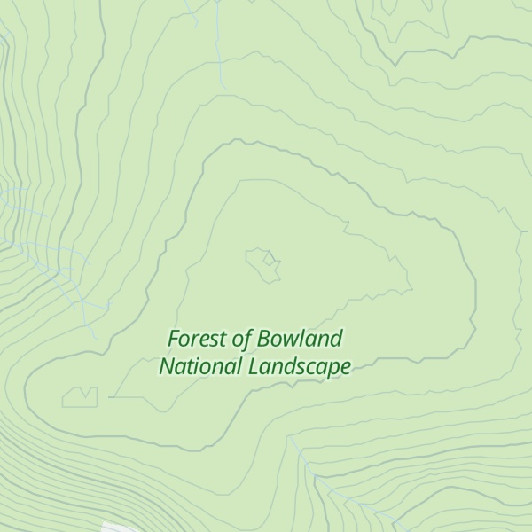 Map of Fair Snape Fell