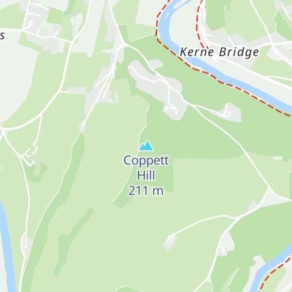 Map of Coppett Hill